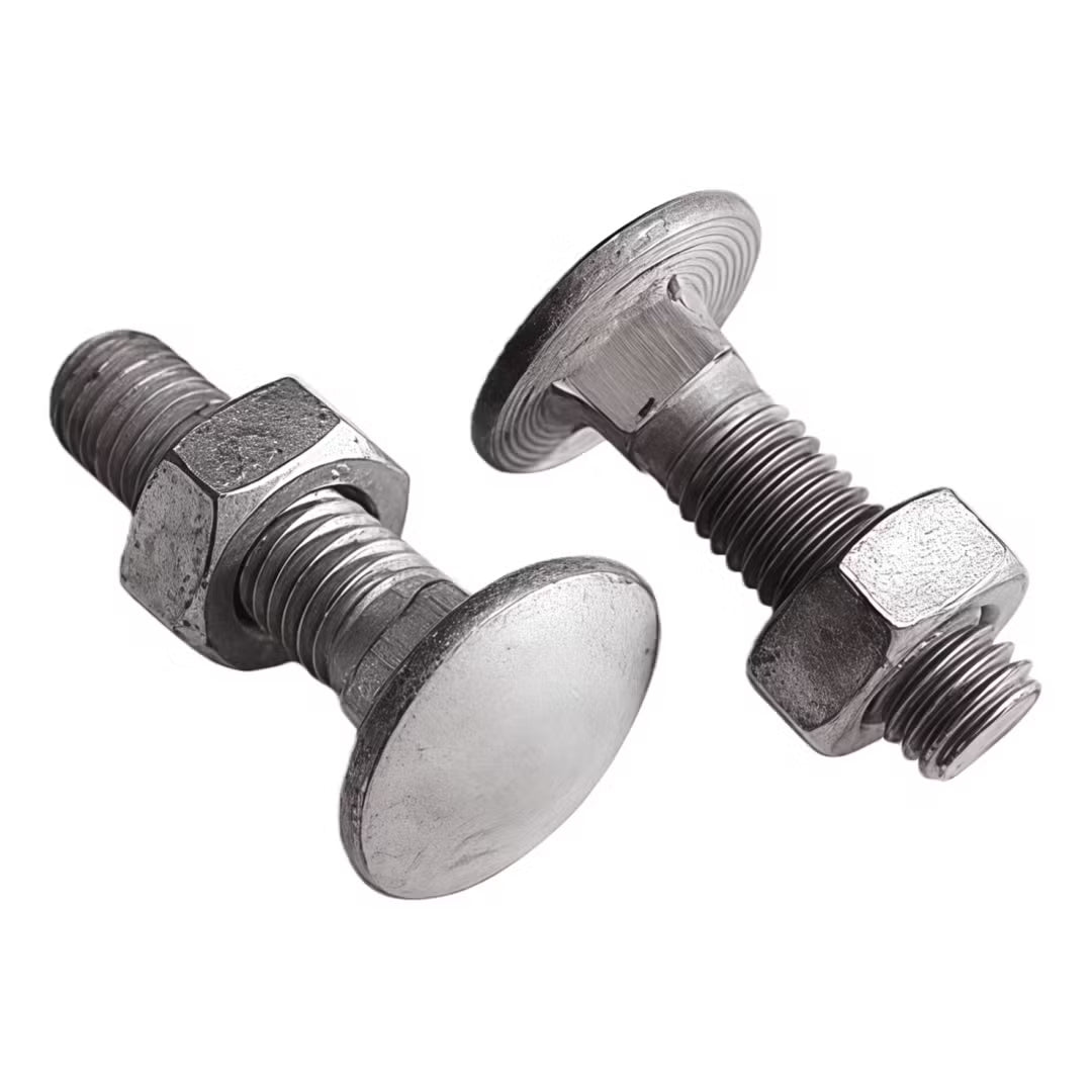 8mm GI Carriage Bolt Nuts