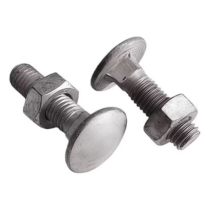 8mm GI Carriage Bolt Nuts