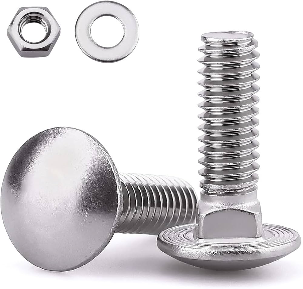 8mm GI Carriage Bolt Nuts