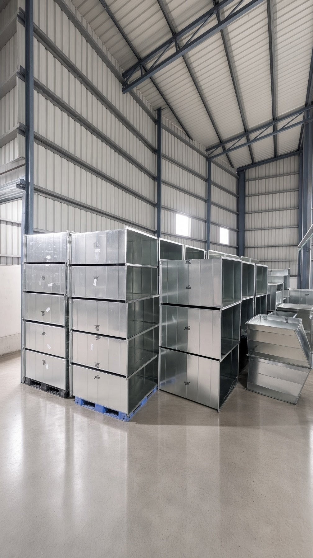 GI Rectangular Ducts - Box Type - TDF