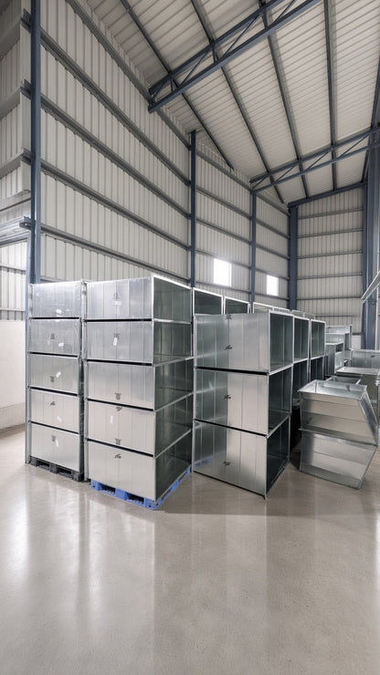 GI Rectangular Ducts - Box Type - TDF