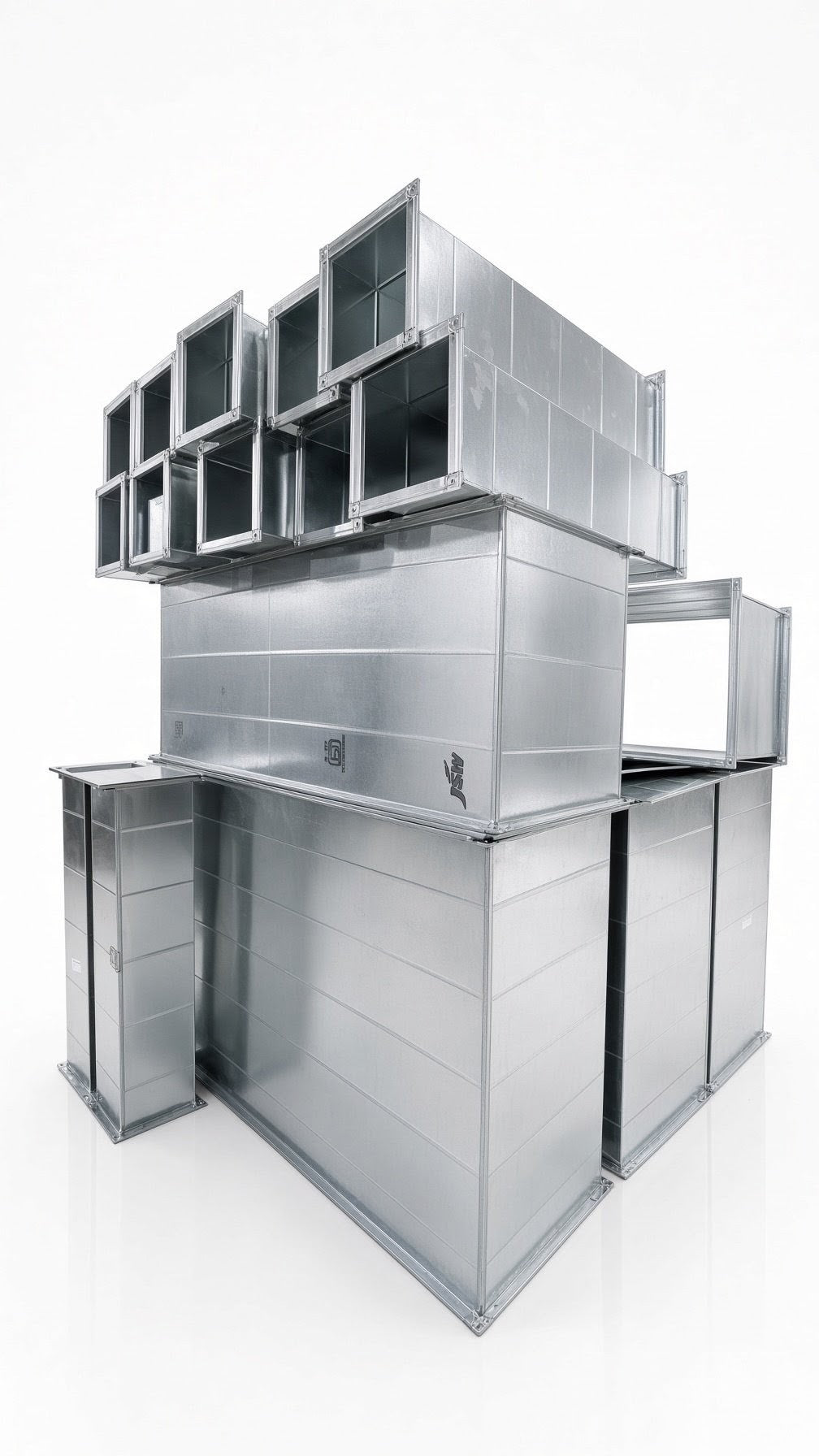 GI Rectangular Ducts - Box Type - TDF