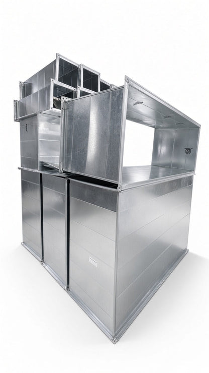 GI Rectangular Ducts - Box Type - TDF