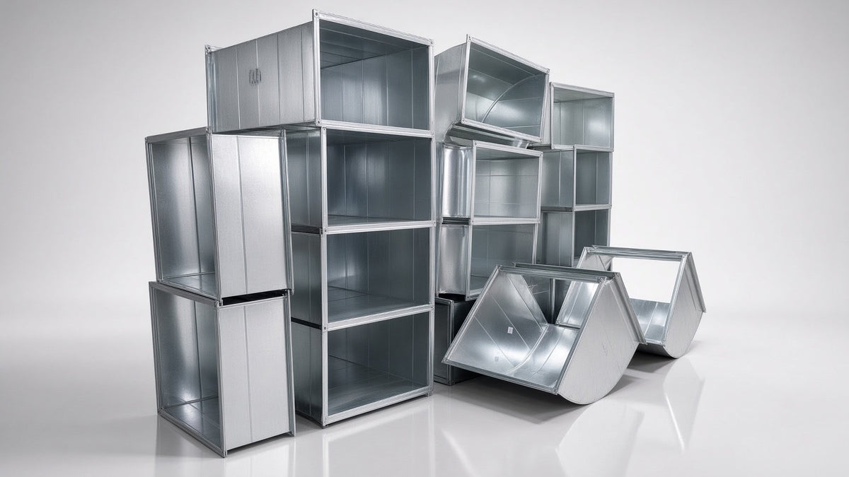 GI Rectangular Ducts - Box Type - TDF